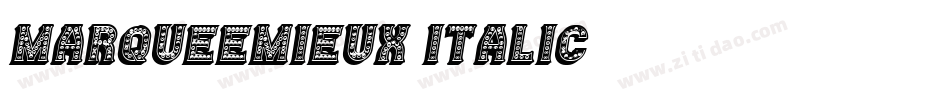 MarqueeMieux Italic字体转换